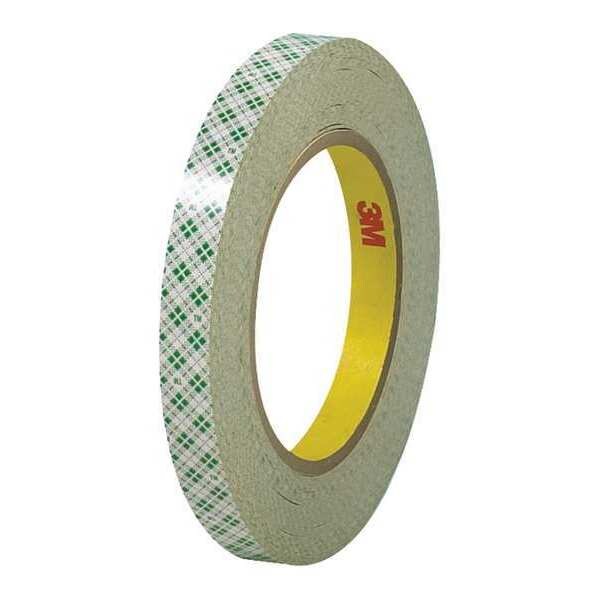 3M Double Side Masking Tape, 1/2x36yd, Wh, PK3, 1/2" W x 36 yds. L, Off-White, 3 PK - T9534103PK