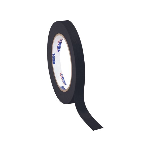 Tape Logic 1/2'' x 60 yds. Black Tape Logic Masking Tape, 72PK - BUY00012503