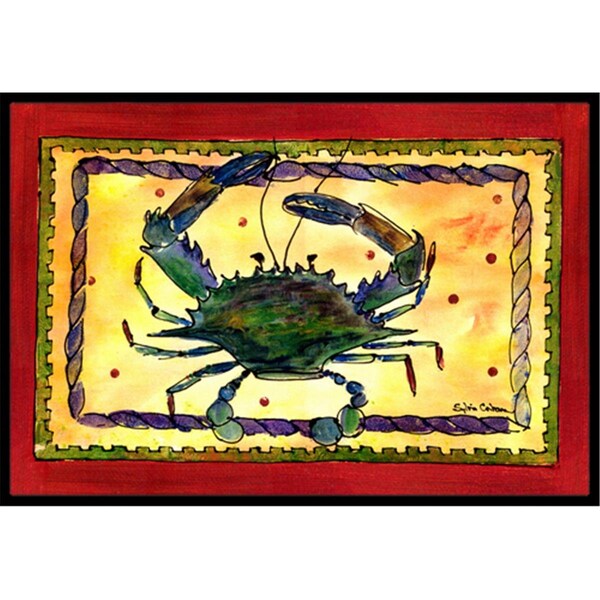 Carolines Treasures Crab Indoor Or Outdoor Mat - 18 x 27 in. - 8058-MAT