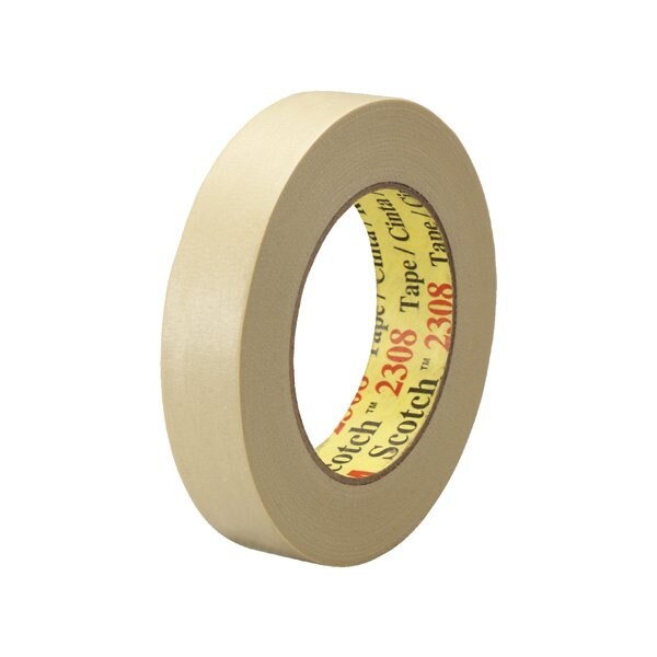 3M 1'' x 60 yds. 3M 2308 Masking Tape, 36PK - BUY00023113