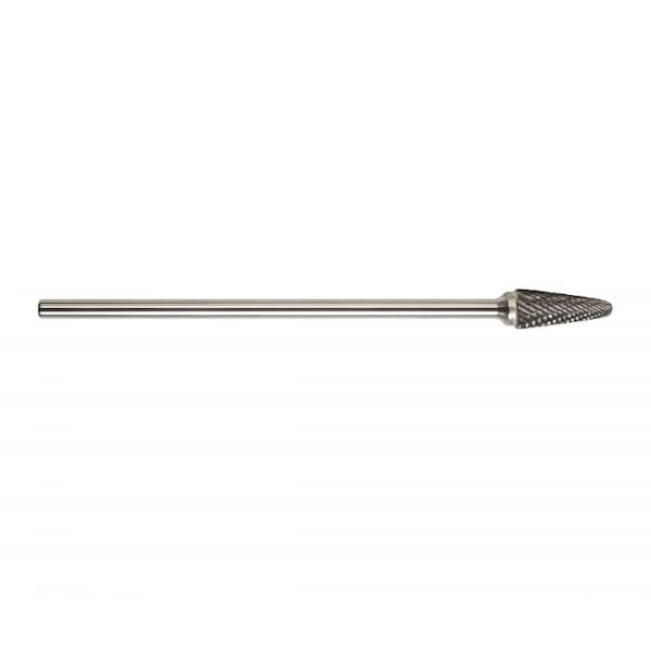 Magnum Carbide Burr, Extra Long Shank, Series 7000LX, Radius, 12 Head Dia, 118 Length of Cut, 6 Over - 7LX132DC