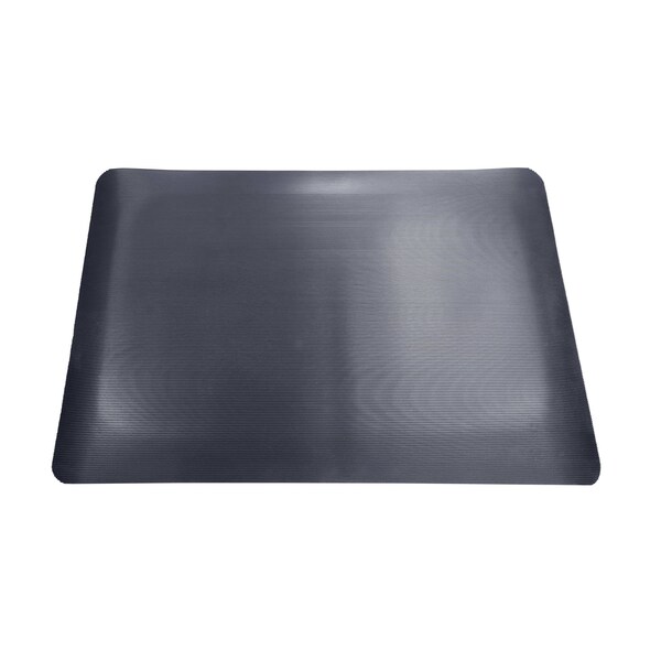 Rhino Mats Black Dual Purpose Anti-Fatique Mats, 5/8" Thick, Corrugated, Rubber - DP-3660C