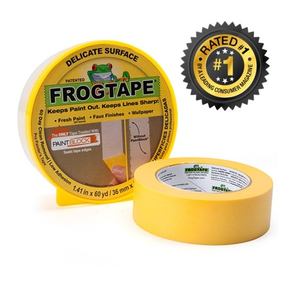 Frogtape FrogTape 1.88 in. W X 60 yd L Yellow Low Strength Painter's Tape 1 pk - 280222