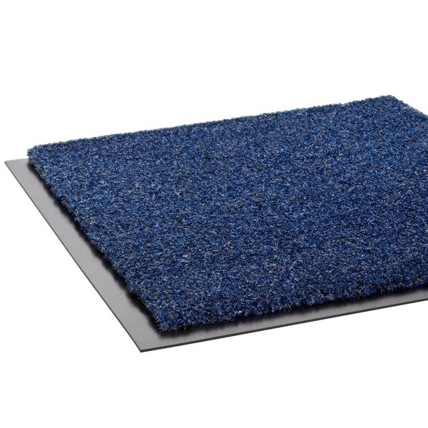 Crown Matting Technologies Wiper Mat, Polyproylene, 7/16" Thick, Marlin Blue, 4' W x 8' L - WP 0048MB