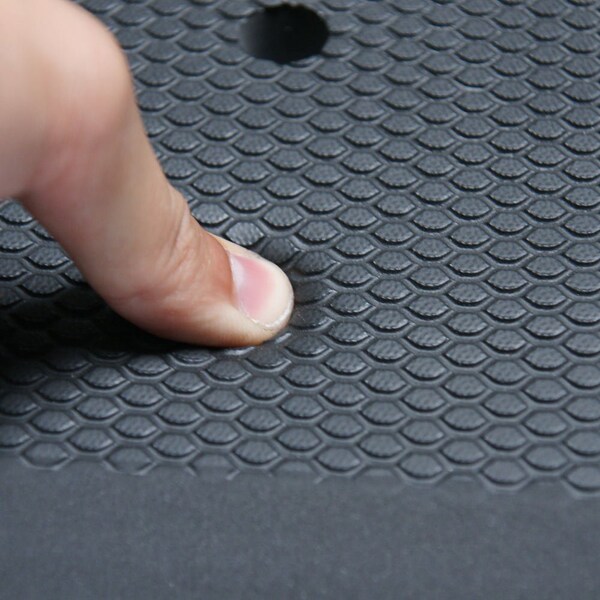 Rubber-Cal Antifatigue Mat, 5 ft. L x 3 ft. W, 3/4 in Thickness, Rubber, Red - 03-233-DH-RE-35