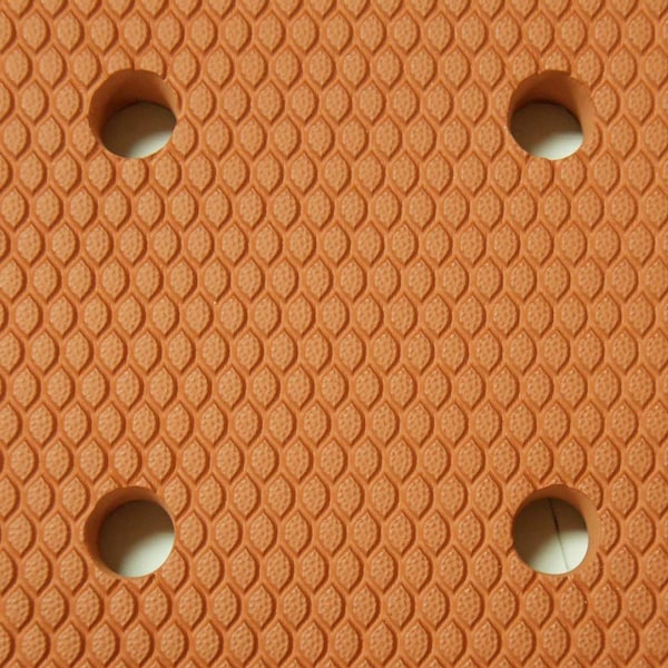 Rubber-Cal Antifatigue Mat, 5 ft. L x 3 ft. W, 3/4 in Thickness, Rubber, Red - 03-233-DH-RE-35