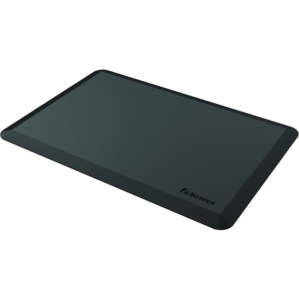 Fellowes Antifatigue Mat, 24 in L x 3 ft W, .75 in Thickness, Black - FEL8707002