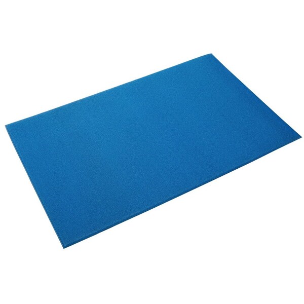 Crown Matting Technologies Antifatigue Mat, 3' L x 2' W, 3/8" Thickness, Zedlan Foam, Royal Blue - CK 0023BL
