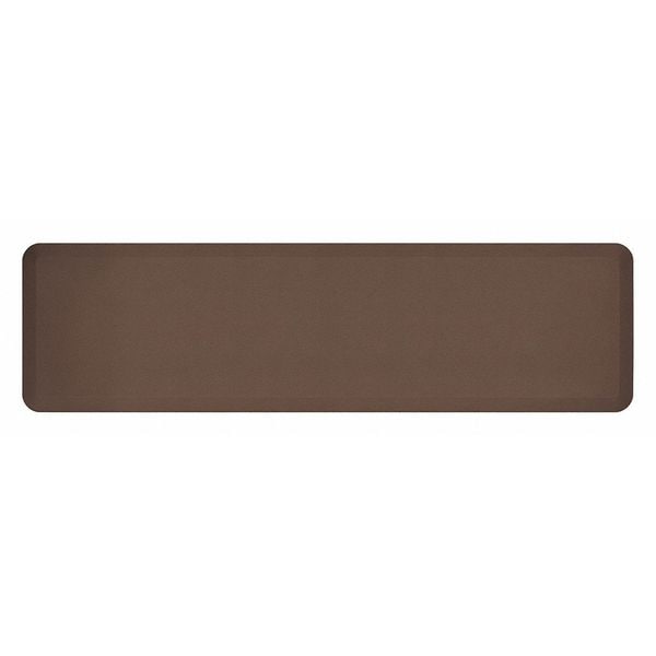 Newlife Eco-Pro By Gelpro Antifatigue Mat, 72" L x 20" W, Brush, Brown - 104-01-2072-2