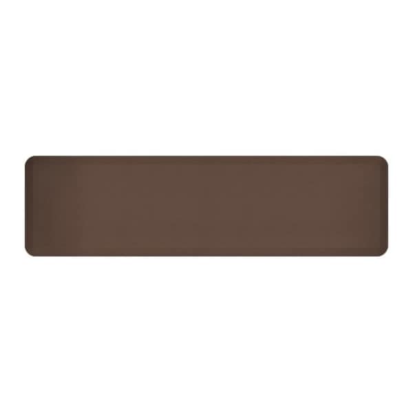 Newlife Eco-Pro By Gelpro Antifatigue Mat, 72" L x 20" W, Brush, Brown - 104-01-2072-2
