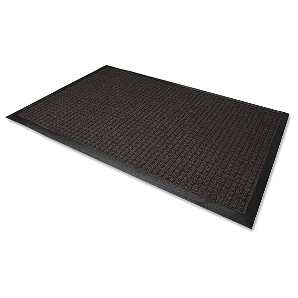 Genuine Joe Waterguard Floor Mat, Charcoal, 36 in W x 10 ft L - GJO59460