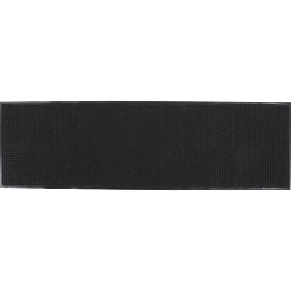 Genuine Joe Waterguard Floor Mat, Charcoal, 36 in W x 10 ft L - GJO59460