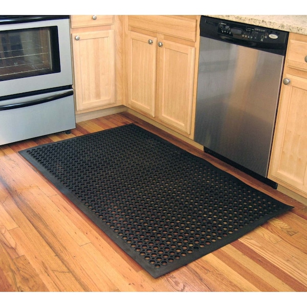 Buffalo Tools 3 x 5 Foot Industrial Rubber Floor Mat - 3 Pack, 3PK - RMAT353PK