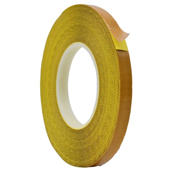 Wod Tape TFE28WL PTFE Fiberglass Cloth Teflon Tape Self Wound: 1/2 in. x 36 yds, 72PK - WOD TFE28WL-00500-72-36-BRO