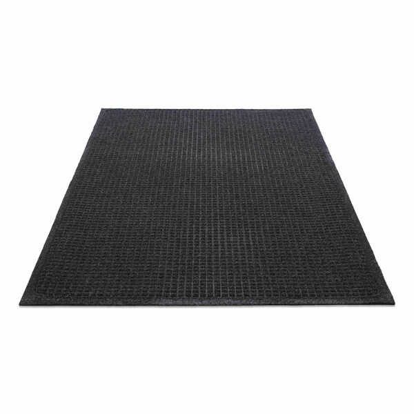 Guardian Floor Protection Floor Mat, 0.13" Thick, Charcoal, 36 in W x 60 in L - EG030504