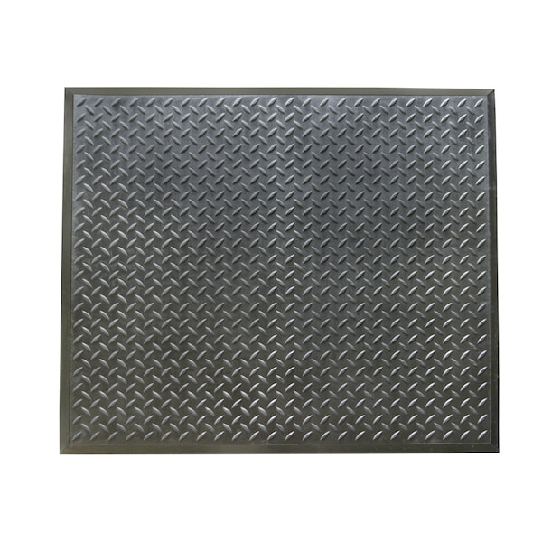 Rubber-Cal "Foot-Rest" Interlocking Anti-Fatigue Floor Mat - 1/2 in x 28 in x 31 in - Finished Tile - 03_146_WEB