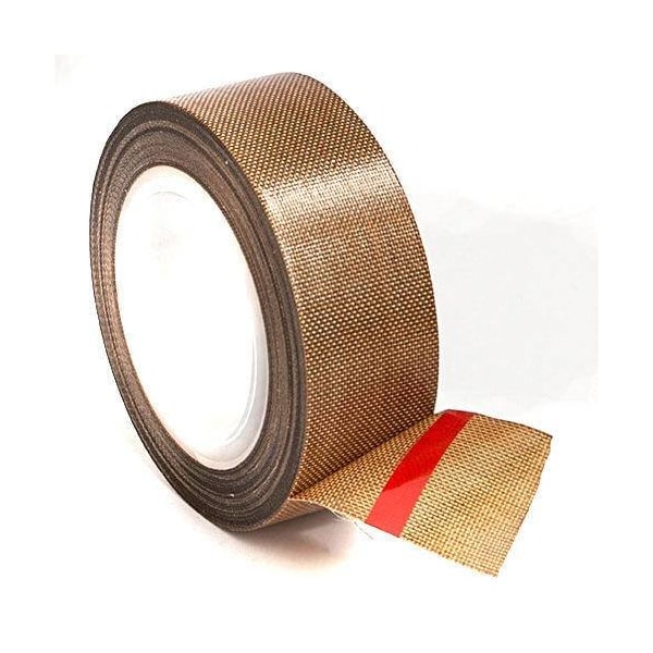 Wod Tape TFE46WL PTFE Fiberglass Cloth Teflon Tape Non Adhesive: 1.5 in. x 36 yds, 24PK - WOD TFE46NA-01500-24-36-BRO