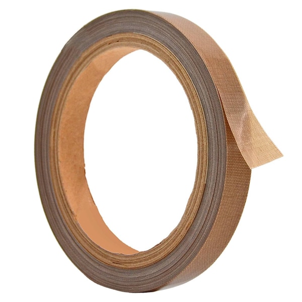 Wod Tape TFE28NA PTFE Fiberglass Cloth Teflon Tape Non Adhesive: 1/2 in. x 36 yds, 72PK - WOD TFE28NA-00500-72-36-BRO