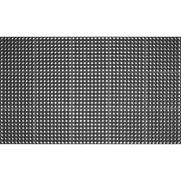Apache Mills Drainage Mat, Rubber, 5 ft W x 3 ft L, Black - 3927109203X5