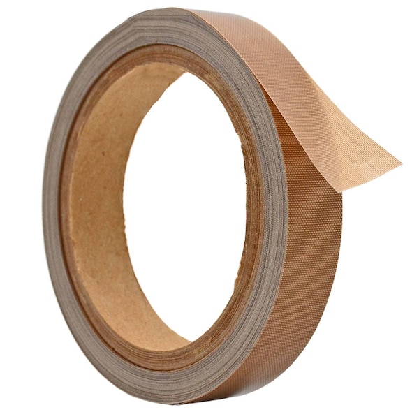 Wod Tape TFE28NA PTFE Fiberglass Cloth Teflon Tape Non Adhesive: 3/4 in. x 36 yds, 48PK - WOD TFE28NA-00750-48-36-BRO