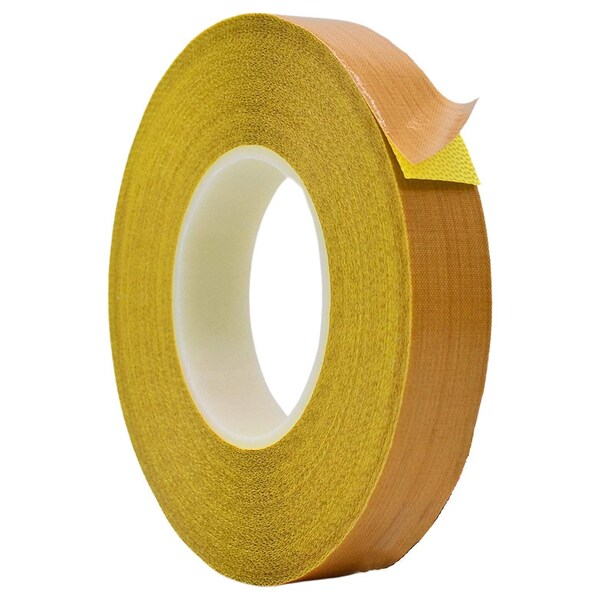 Wod Tape TFE28WL PTFE Fiberglass Cloth Teflon Tape With Liner: 1 in. x 36 yds, 36PK - WOD TFE28WL-01000-36-36-BRO