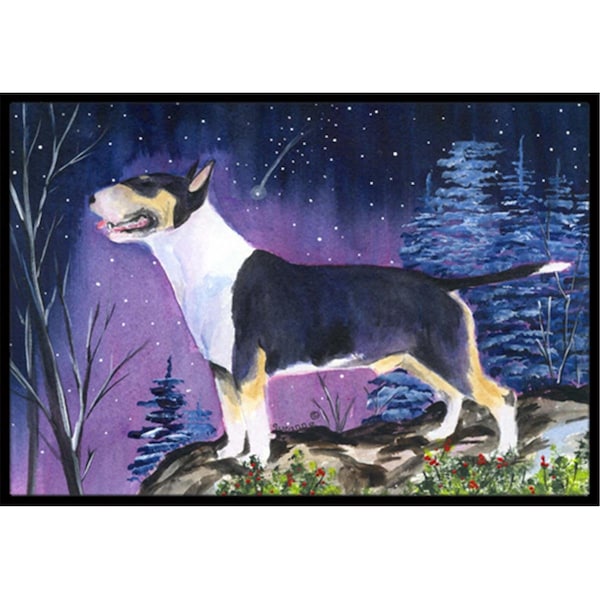 Carolines Treasures Bull Terrier Doormat - 24 x 36 in. - SS8344JMAT