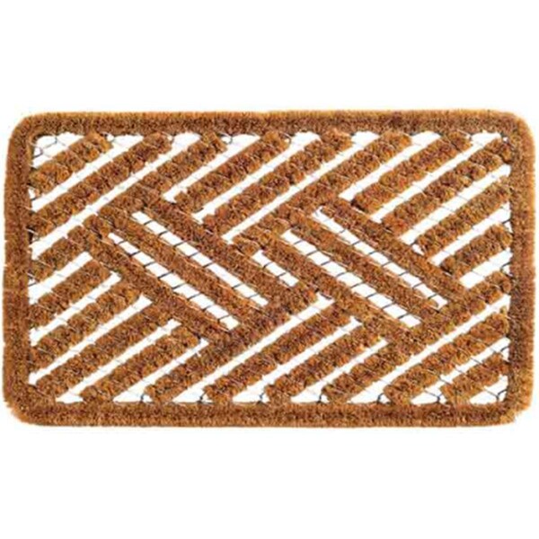 Jensendistributionservices Spiral Doormat Cross Hatch - MI2592433