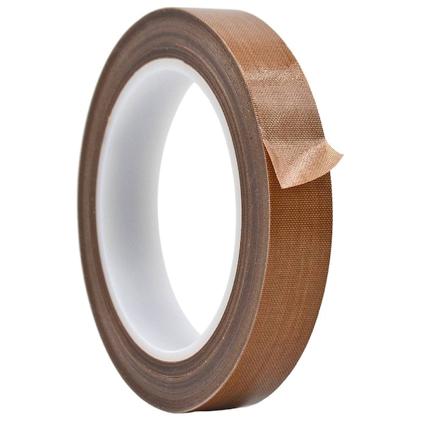 Wod Tape TFE28SW PTFE Fiberglass Cloth Teflon Tape Self Wound: 1 in. x 36 yds, 36PK - WOD TFE28SW-01000-36-36-BRO