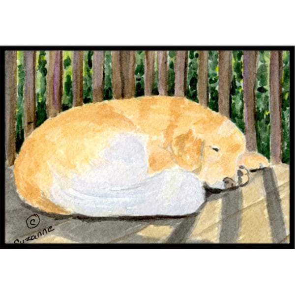 Carolines Treasures 24 x 36 in. Golden Retriever Doormat - SS8760JMAT