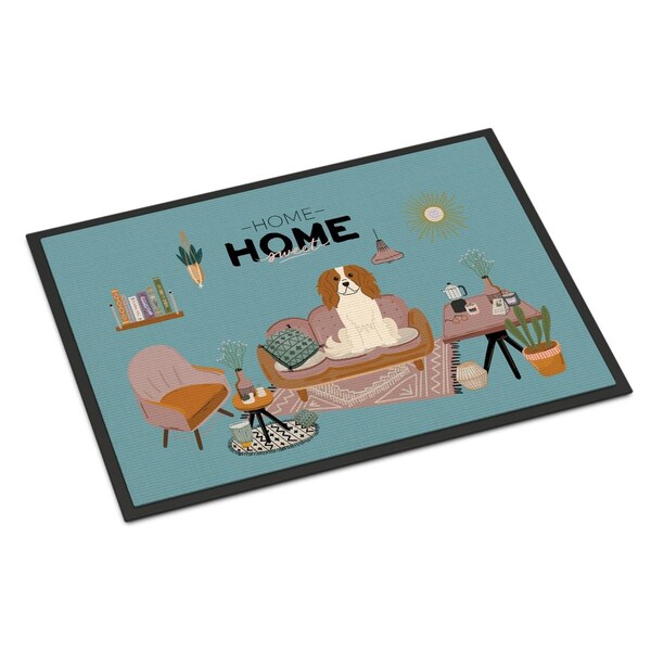Carolines Treasures 18 x 27 in. Cavalier Spaniel Sweet Home Indoor or Outdoor Mat - CK7903MAT