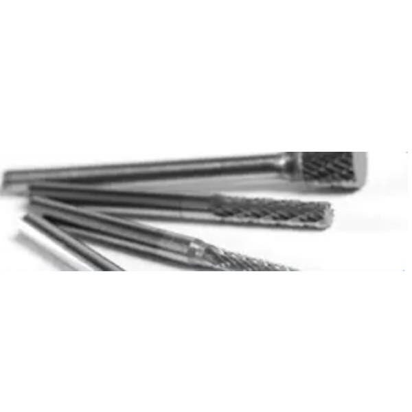 Champion Cutting Tool Cone Shaped Mini Carbide Bur Uncoated, 1/4in Cutter Diameter, 1/2in Length of Cut, Double Cut - CHA USM51
