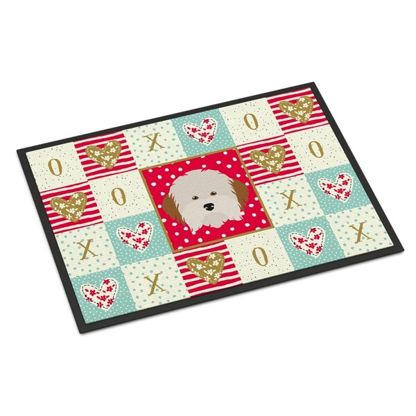 Carolines Treasures 24 x 36 in. Havanese Dog Love Indoor or Outdoor Mat - CK5205JMAT
