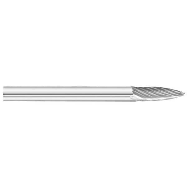 Fullerton Tool Carbide Burr Rotary Files Burrs, RH Spiral, 1/8 - 59124