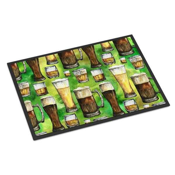 Carolines Treasures 24 x 36 in. Irish Beers Indoor or Outdoor Mat - BB5758JMAT