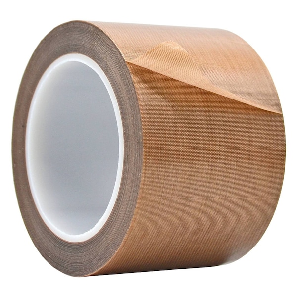 Wod Tape TFE28SW PTFE Fiberglass Cloth Teflon Tape Self Wound: 3 in. x 36 yds, 12PK - WOD TFE28SW-03000-12-36-BRO