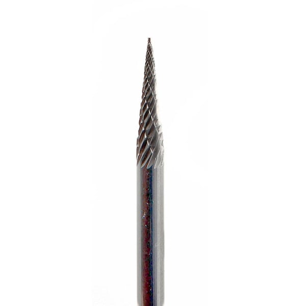 Forney Tungsten Carbide Burr, 1/8 in Taper Pointed SM-42 - 60138