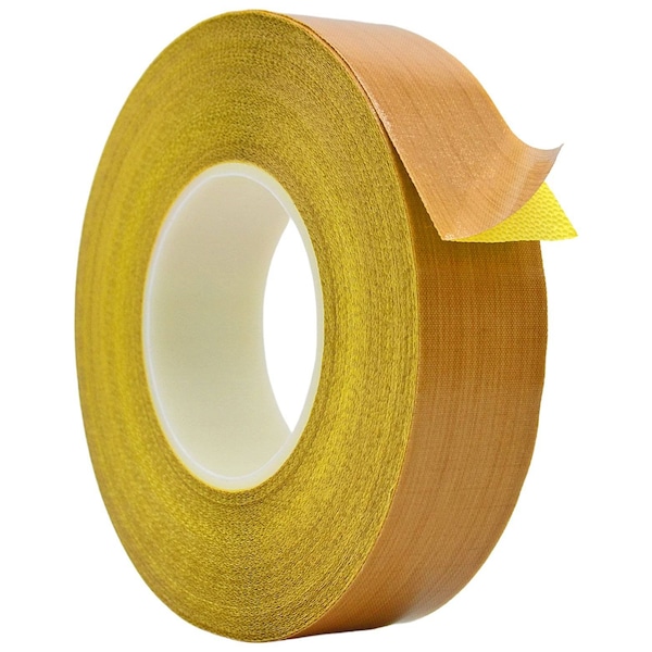 Wod Tape TFE28WL PTFE Fiberglass Cloth Teflon Tape With Liner: 1.5 in. x 36 yds, 24PK - WOD TFE28WL-01500-24-36-BRO