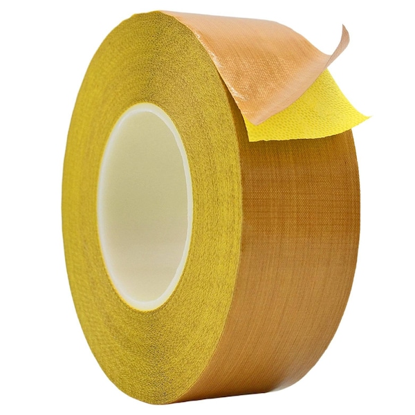 Wod Tape TFE28WL PTFE Fiberglass Cloth Teflon Tape With Liner: 3 in. x 36 yds, 12PK - WOD TFE28WL-03000-12-36-BRO