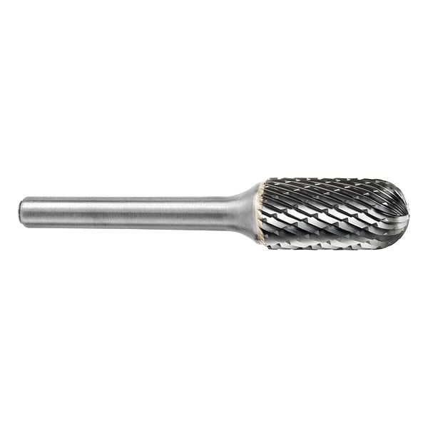 Sgspro Carbide Bur, Cyl End Rad, 1/8in, O.L. 3in - 17478
