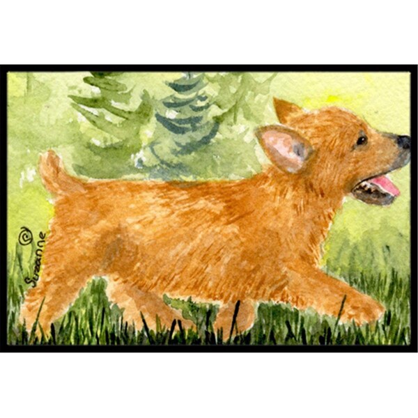 Carolines Treasures 18 x 27 in. Norwich Terrier Indoor Outdoor Doormat - SS8884MAT