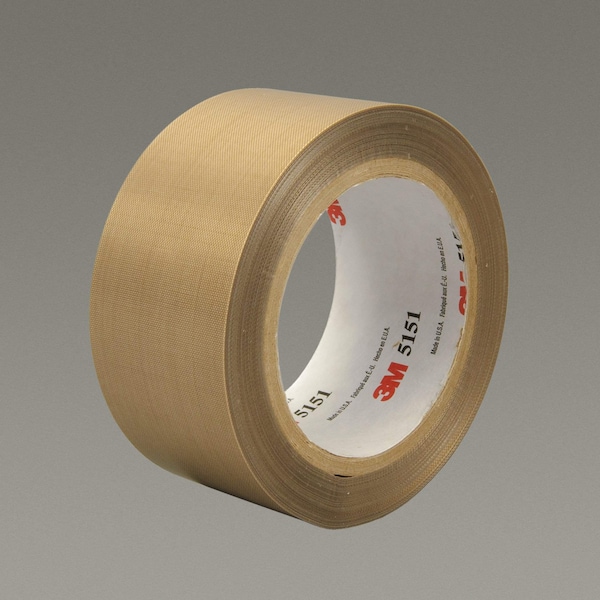 3M PTFE Glass Cloth Tape, Light Brown, PK24 - 5151