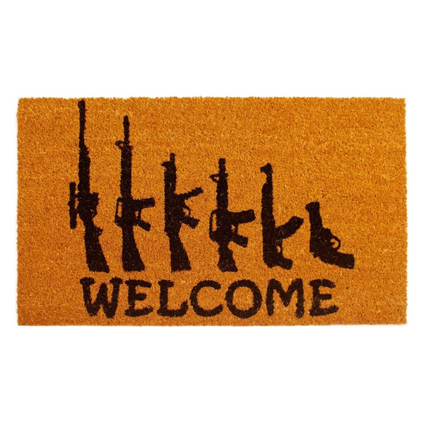 Calloway Mills Entrance Mat, Coir, Natural, Black - 103341729