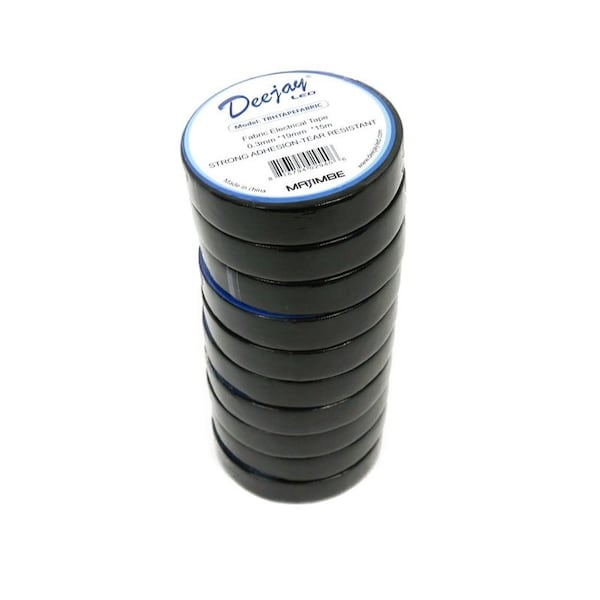 Deejay Led Wire Harness Automotive Fabric/Cloth Tape Low Noise from vibration w/form holding heat resistance - TBHTAPEFABRIC