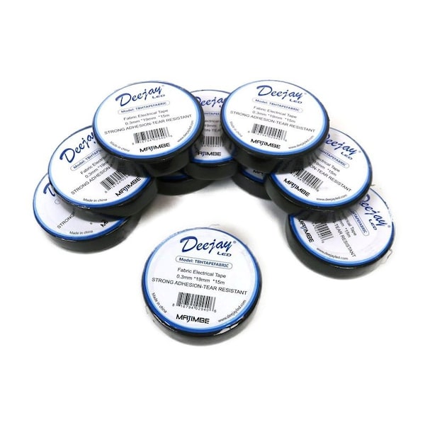 Deejay Led Wire Harness Automotive Fabric/Cloth Tape Low Noise from vibration w/form holding heat resistance - TBHTAPEFABRIC