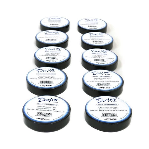 Deejay Led Wire Harness Automotive Fabric/Cloth Tape Low Noise from vibration w/form holding heat resistance - TBHTAPEFABRIC