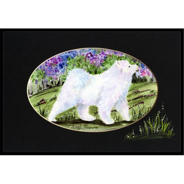 Jensendistributionservices 18 x 27 in. Samoyed Indoor Outdoor Mat - MI2203729