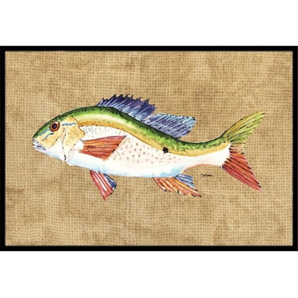 Carolines Treasures Carolines Treasures 8816MAT 18 x 27 In. Rainbow Trout Indoor or Outdoor Mat - 8816MAT