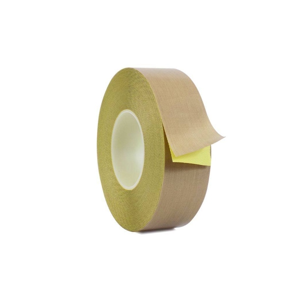 Wod Tape TFE46WL PTFE Fiberglass Cloth Teflon Tape With Liner: 2 in. x 36 yds, 18PK - WOD TFE46WL-02000-18-36-BRO