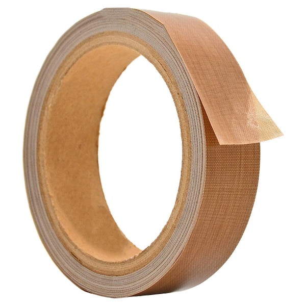 Wod Tape TFE28NA PTFE Fiberglass Cloth Teflon Tape Non Adhesive: 1 in. x 36 yds, 36PK - WOD TFE28NA-01000-36-36-BRO