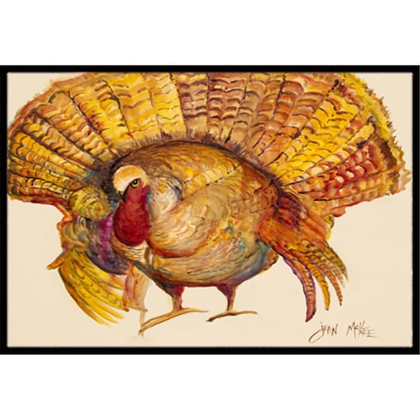 Carolines Treasures Turkey Indoor and Outdoor Mat- 18 x 27 in. - JMK1023MAT